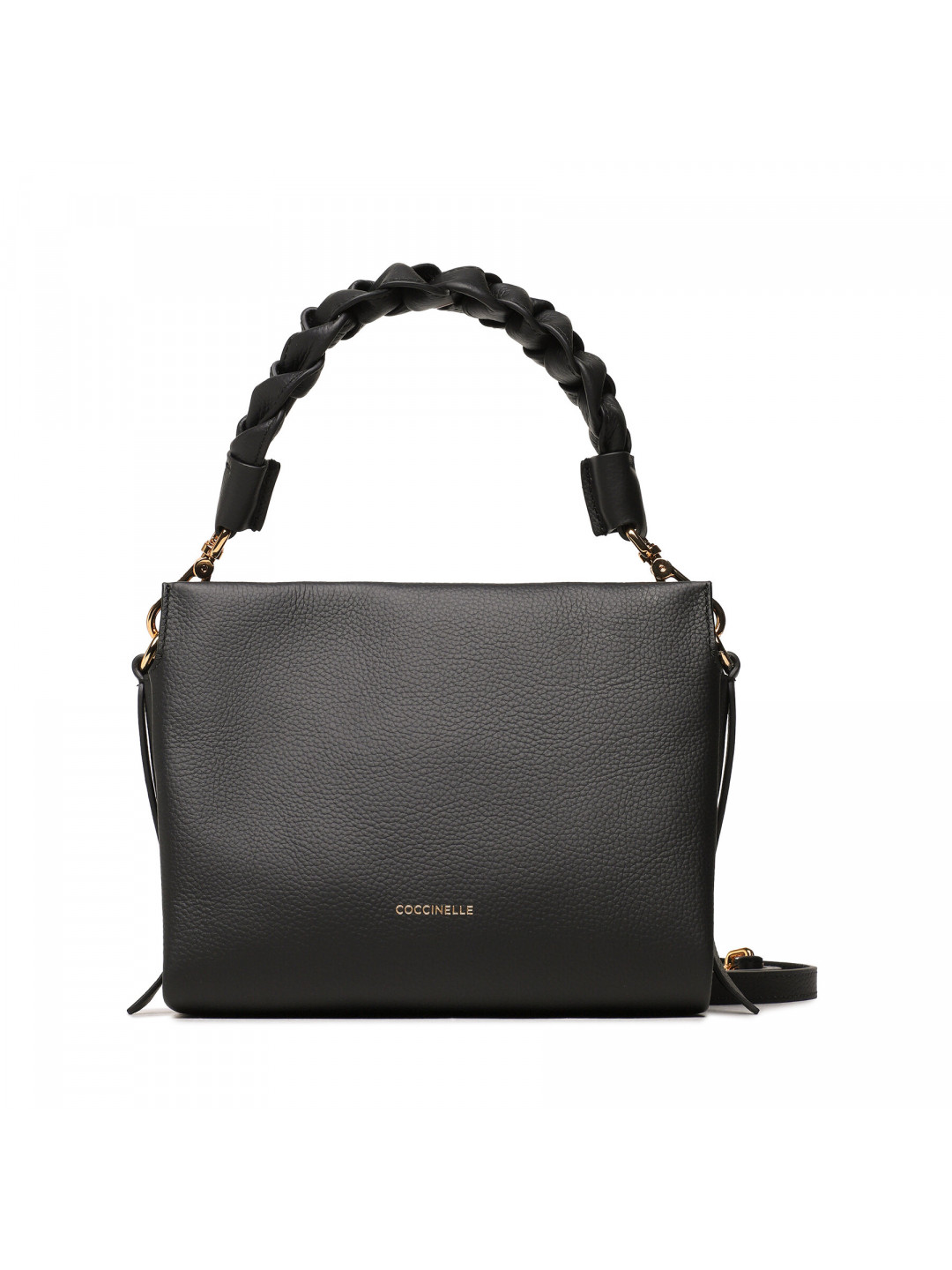 Kabelka Coccinelle Linea M50 Boheme Grana Double E1 M50 58 01 01 Černá